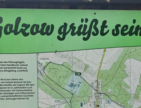 Der Ort Golzow
